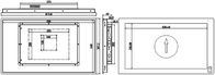 IPPC-2406TW1 23,8&quot; goma múltiple del tablero de la PC industrial del panel táctil de la pantalla ancha